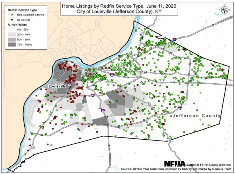 Lawsuit Claims Redlining In Louisville Has Moved Online